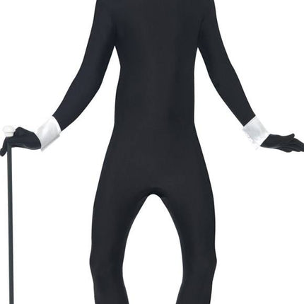 Feestbazaar Second skin suit zwart