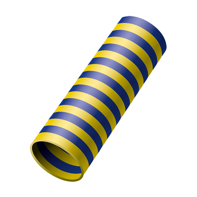 Feestbazaar Serpentines Blauw/Geel 4m