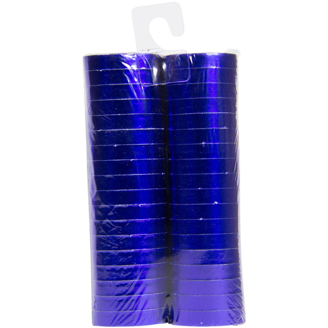Feestbazaar Serpentines Metallic Blauw