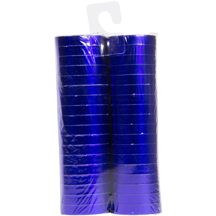 Feestbazaar Serpentines Metallic Blauw