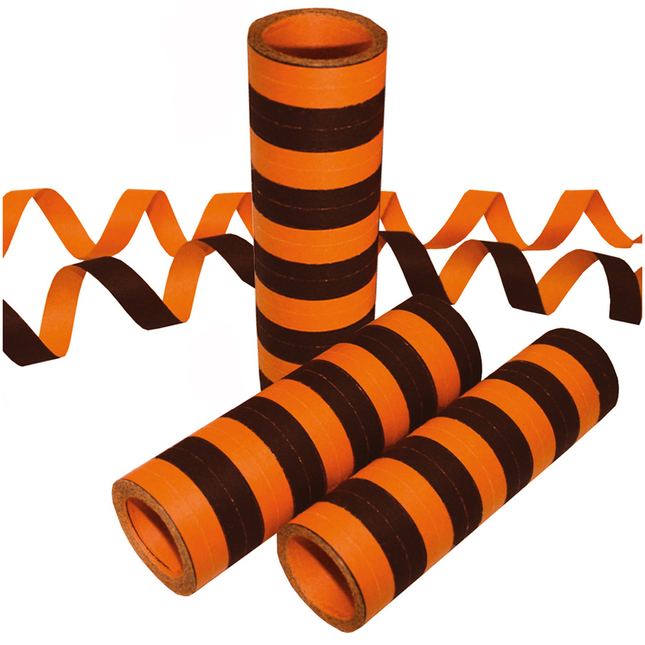 Feestbazaar Serpentines Zwart Oranje Halloween