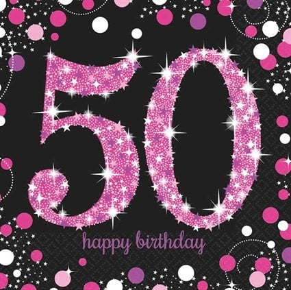 Feestbazaar Servetten '50' Sparkling