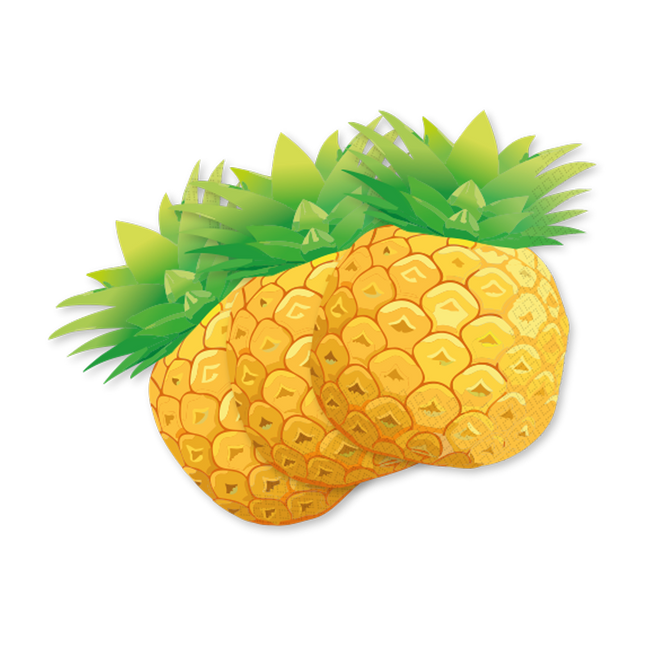 Feestbazaar Servetten Ananas (20st)