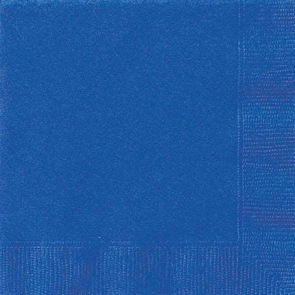 Feestbazaar Servetten Blauw - 20 Stuks