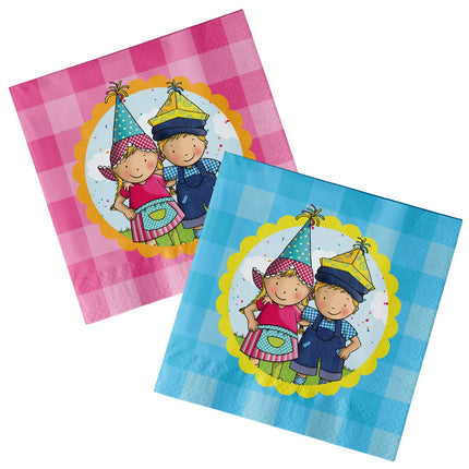 Feestbazaar Servetten Fien & Teun (20st)