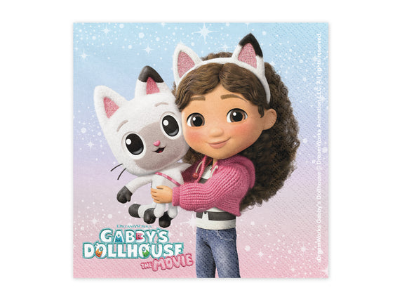 Feestbazaar Servetten Gabby's Dollhouse 33x33cm (20st)