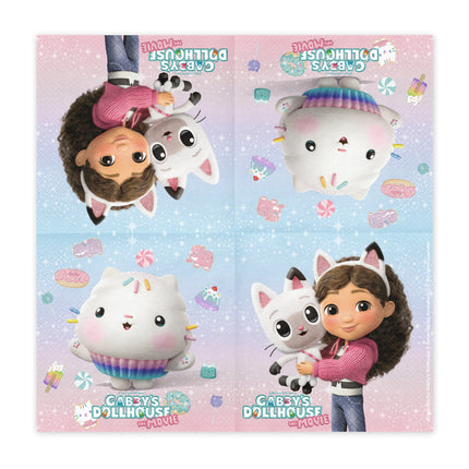 Feestbazaar Servetten Gabby's Dollhouse 33x33cm (20st)