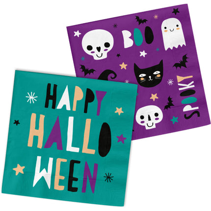 Feestbazaar Servetten Happy Halloween (20st)