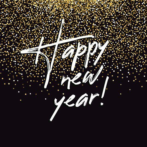 Feestbazaar Servetten ’Happy new year’ Sparkling (20st)