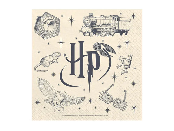 Feestbazaar Servetten Harry Potter Magische Illustraties (20st)