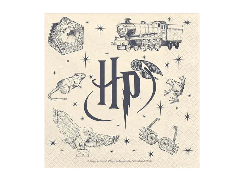 Feestbazaar Servetten Harry Potter Magische Illustraties (20st)