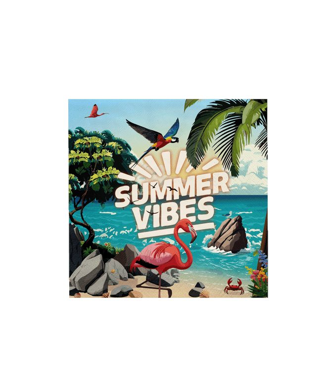 Feestbazaar Servetten Hawaii Summer Vibes (16st)
