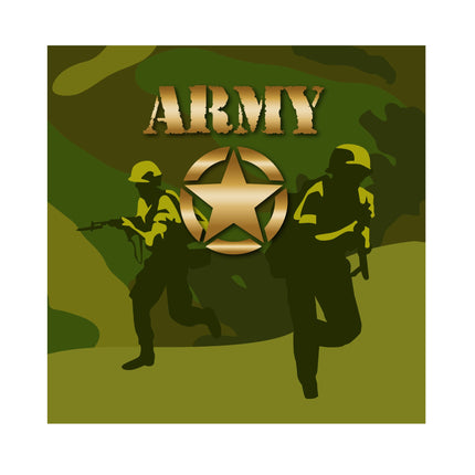 Feestbazaar Servetten Leger Army (20st)