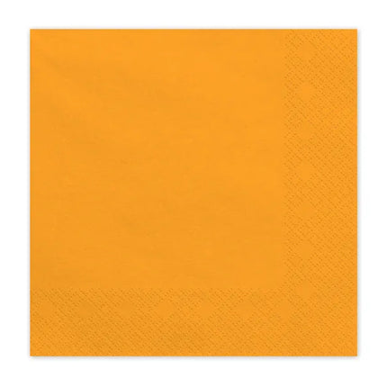 Feestbazaar Servetten Licht oranje (20st)