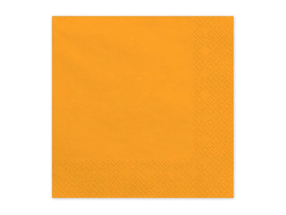 Feestbazaar Servetten Licht oranje (20st)
