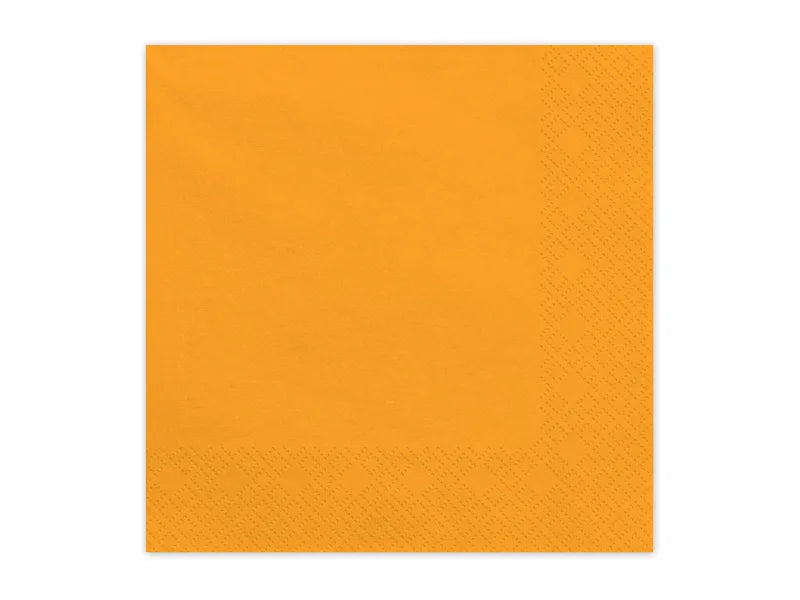 Feestbazaar Servetten Licht oranje (20st)