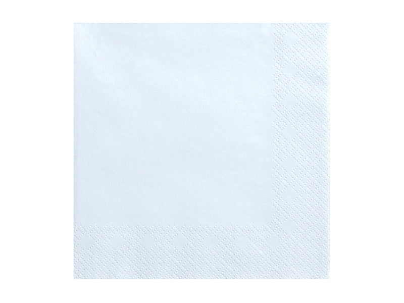 Feestbazaar Servetten Licht Sky Blue (20st)