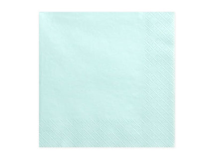 Feestbazaar Servetten Licht Turquoise (20st)