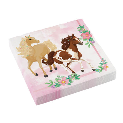 Feestbazaar Servetten Paarden Beautiful (20st)