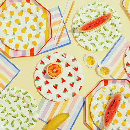 Feestbazaar Servetten Pastel Strepen (20st)