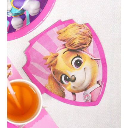 Feestbazaar Servetten Paw Patrol Roze (20st)