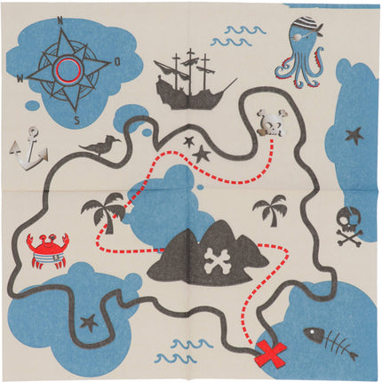 Feestbazaar Servetten Pirate Party (20st)