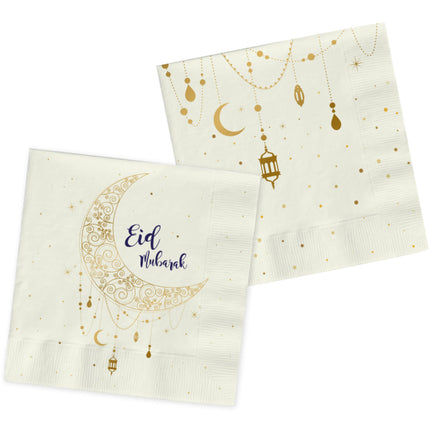Feestbazaar Servetten Ramadan Créme (20st)