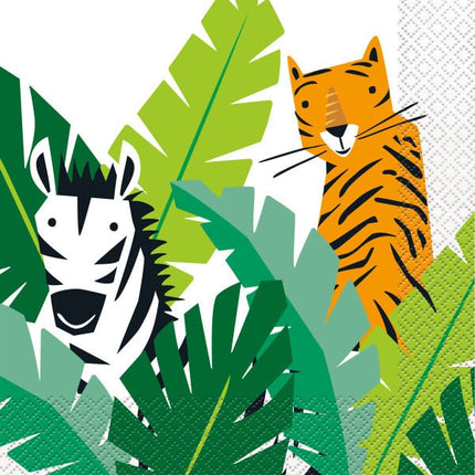 Feestbazaar Servetten Safari Jungle (16st)