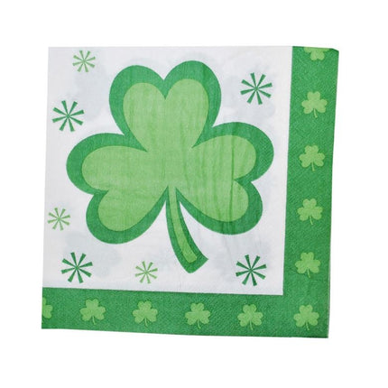 Feestbazaar Servetten Shamrock Ierland (16st)
