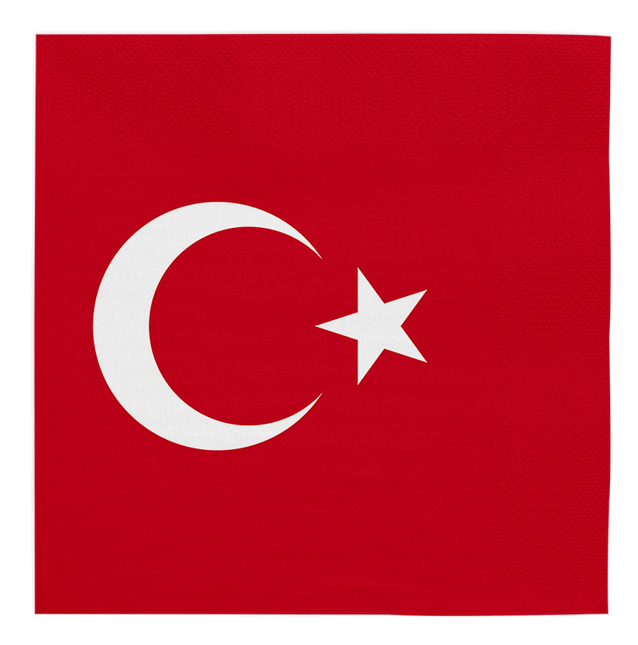Feestbazaar Servetten Turkije (20st)