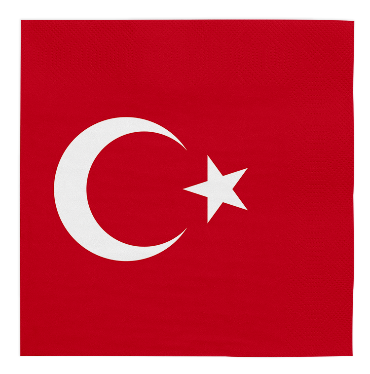 Feestbazaar Servetten Turkije (20st)