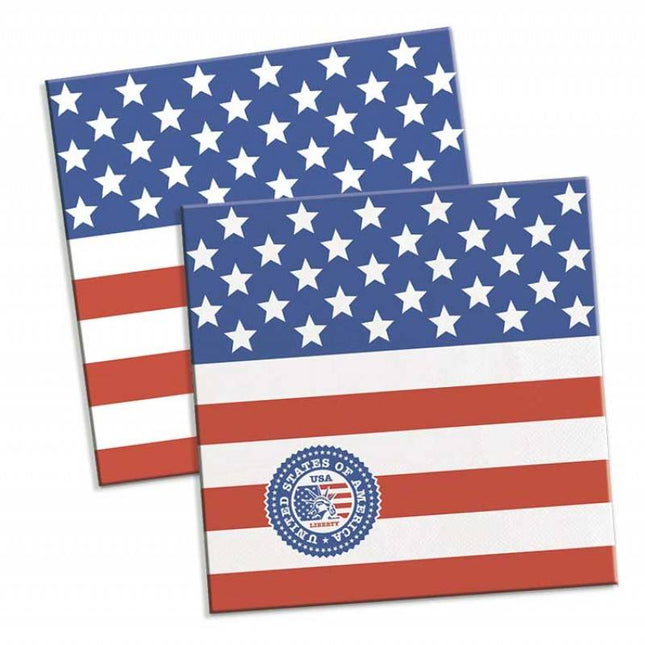 Feestbazaar Servetten USA party