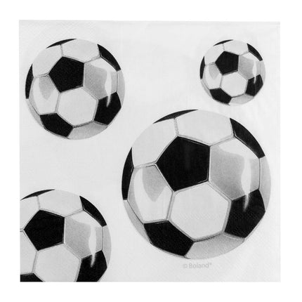 Feestbazaar Servetten Voetbal Set (20st)
