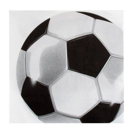 Feestbazaar Servetten Voetbal Set (20st)