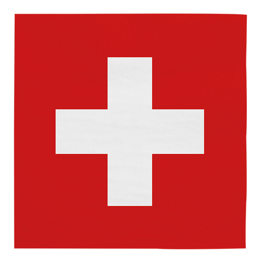 Feestbazaar Servetten Zwitserland (20st)