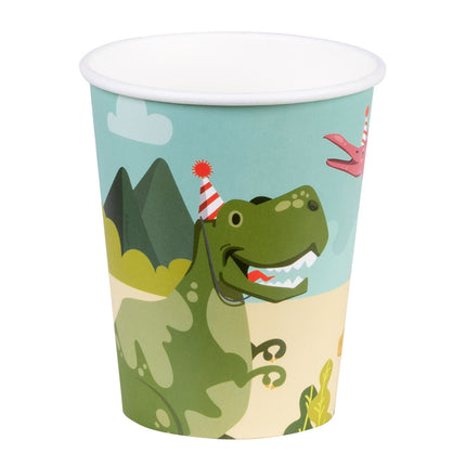 Feestbazaar Set 10 bekertjes Dino party