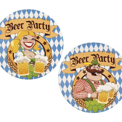 Feestbazaar Set 10 Bierviltjes 'Beer Party'