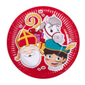 Feestbazaar Set 10 Bordjes Sinterklaas