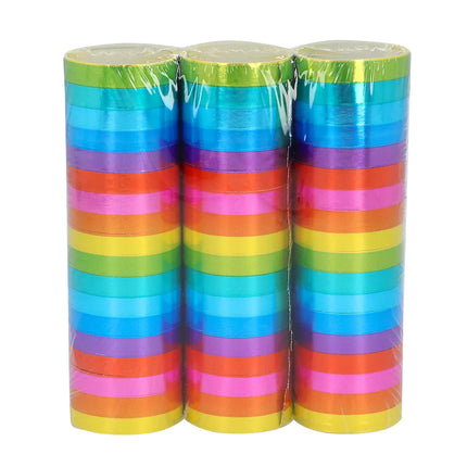 Feestbazaar Set 3 Rollen papieren serpentines Rainbow pride (4m)