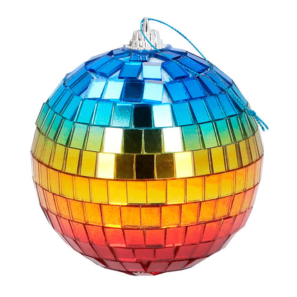 Feestbazaar Set 6 Discoballen Rainbow (8cm)