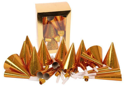 Feestbazaar Set Cotillons laser goud