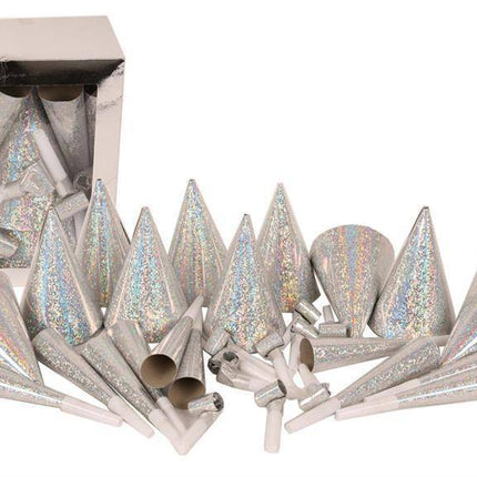 Feestbazaar Set Cottilons laser zilver