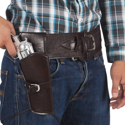 Feestbazaar Set Cowboy holster en riem 110 cm
