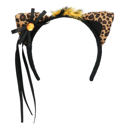 Feestbazaar Set Cute Leopard Brown Dames