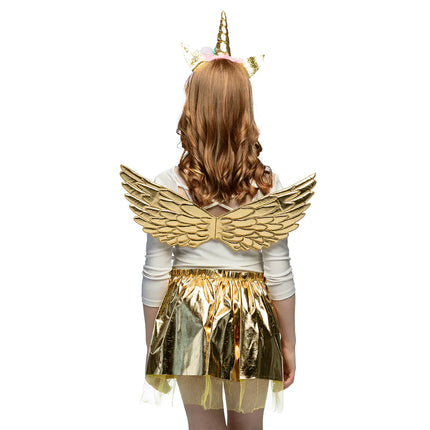 Feestbazaar Set Eenhoornfee goud