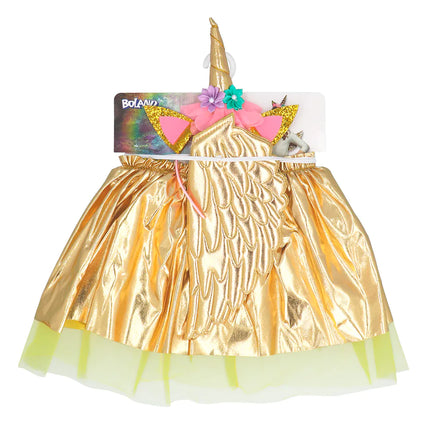 Feestbazaar Set Eenhoornfee goud