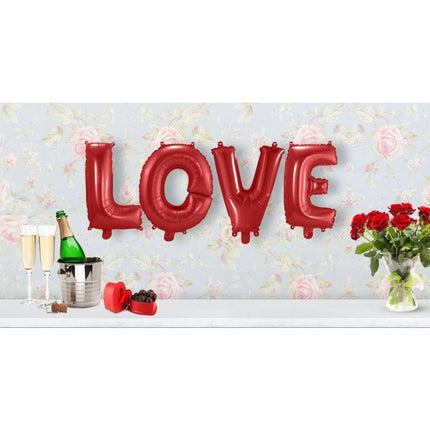 Feestbazaar Set folie ballonnen 'Love'