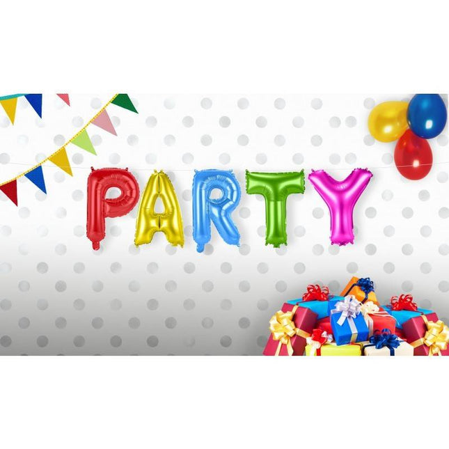 Feestbazaar Set folie ballonnen 'Party'