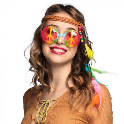 Feestbazaar Set Hippie Regenboog 2-Delig