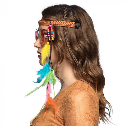 Feestbazaar Set Hippie Regenboog 2-Delig